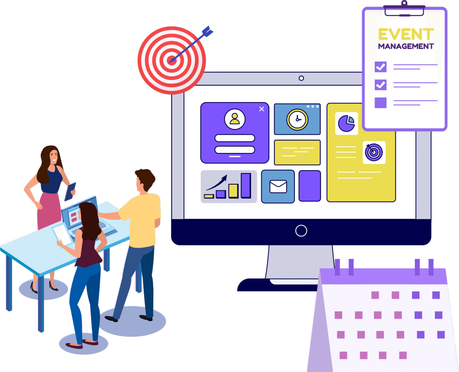 Dynamic Events Management Software Workflow Dashboard